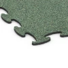 Detailaufnahme der Randausprägung von WARCO-Produkt 6906, Hundsportgolv inomhus, Format 98 x 98 × 1,8 cm, Farbe Engelskt gräs.