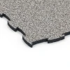 Detailaufnahme der Randausprägung von WARCO-Produkt 6851, Fitness Active gymgolv, Format 97,1 x 97,1 x 2,8 cm, Farbe Grå granit.