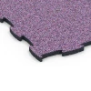 Detailaufnahme der Randausprägung von WARCO-Produkt 6855, Fitness Active gymgolv, Format 97,1 x 97,1 x 2,8 cm, Farbe Lavendel.