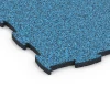 Detailaufnahme der Randausprägung von WARCO-Produkt 6857, Fitness Active gymgolv, Format 97,1 x 97,1 x 2,8 cm, Farbe Atlantisk.