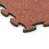 Detailaufnahme der Randausprägung von WARCO-Produkt 6890, Fitness Max gymgolv, Format 98 x 98 x 2,8 cm, Farbe Etna.