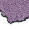Detailaufnahme der Randausprägung von WARCO-Produkt 6891, Fitness Max gymgolv, Format 97,1 x 97,1 x 2,8 cm, Farbe Lavendel.