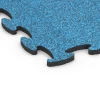 Detailaufnahme der Randausprägung von WARCO-Produkt 6893, Fitness Max gymgolv, Format 97,1 x 97,1 x 2,8 cm, Farbe Atlantisk.