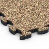 Detailaufnahme der Randausprägung von WARCO-Produkt 6772, Poolkantplattor, Format 28,9 x 28,9 x 1,8 cm, Farbe Terrakotta.