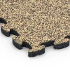 Detailaufnahme der Randausprägung von WARCO-Produkt 6777, Poolkantplattor, Format 28,9 x 28,9 x 1,8 cm, Farbe Rattan.