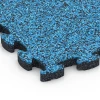 Detailaufnahme der Randausprägung von WARCO-Produkt 6821, Balkongplatta gummi, Format 28,9 x 28,9 x 1,8 cm, Farbe Atlantisk.