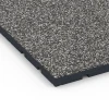 Detailaufnahme der Randausprägung von WARCO-Produkt 7132, Gymgolv för utomhusbruk, Format 60 x 60 x 3 cm | 0,36 m², Farbe Mörkgrå granit.