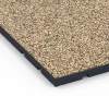 Detailaufnahme der Randausprägung von WARCO-Produkt 7140, Gymgolv för utomhusbruk, Format 60 x 60 x 3 cm | 0,36 m², Farbe Rattan.