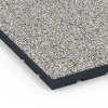 Detailaufnahme der Randausprägung von WARCO-Produkt 7142, Gymgolv för utomhusbruk, Format 60 x 60 x 4 cm | 0,36 m², Farbe Grå granit.