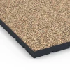 Detailaufnahme der Randausprägung von WARCO-Produkt 7144, Gymgolv för utomhusbruk, Format 60 x 60 x 4 cm | 0,36 m², Farbe Terrakotta.