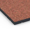 Detailaufnahme der Randausprägung von WARCO-Produkt 7145, Gymgolv för utomhusbruk, Format 60 x 60 x 4 cm | 0,36 m², Farbe Etna.