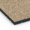 Detailaufnahme der Randausprägung von WARCO-Produkt 7149, Gymgolv för utomhusbruk, Format 60 x 60 x 4 cm | 0,36 m², Farbe Rattan.