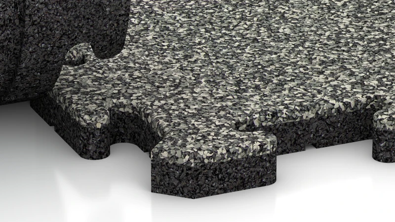 Pusselsystem med lätt rundad fals