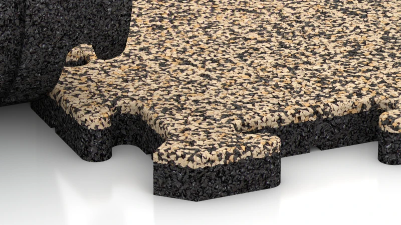 Pusselkoppling med subtilt rundad fas