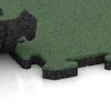 Großaufnahme vom Verbindungssystem von WARCO-Boden 5299 - Poolplatta im Farbdesign Blekgreen. Abmessungen 500 x 500 x 30 mm.