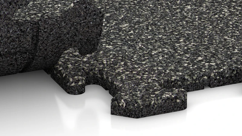 Pusselsystem med lätt rundad fals