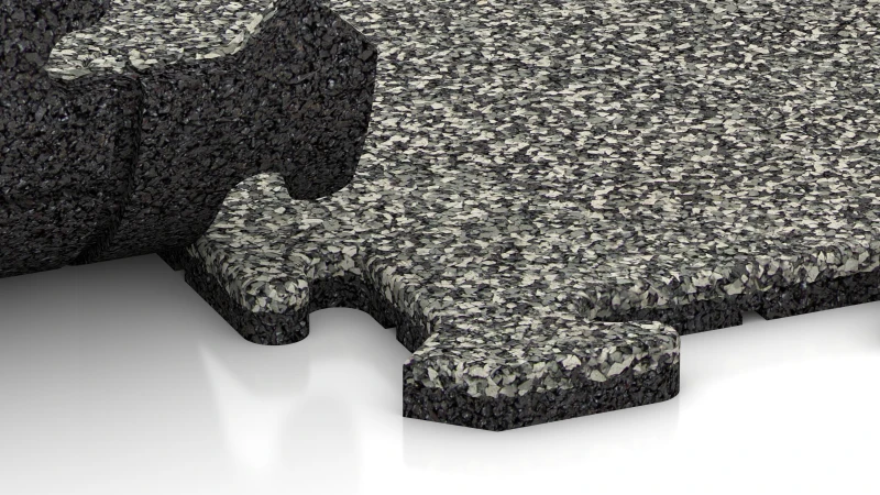 Pusselsystem med lätt rundad fals