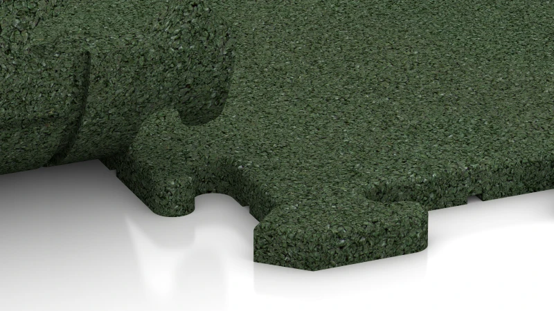 Pusselkoppling med subtilt rundad fas