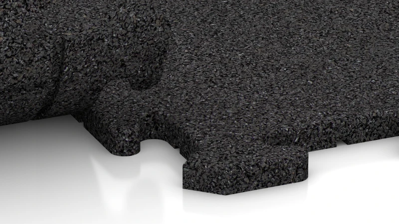 Pusselsystem med lätt rundad fals