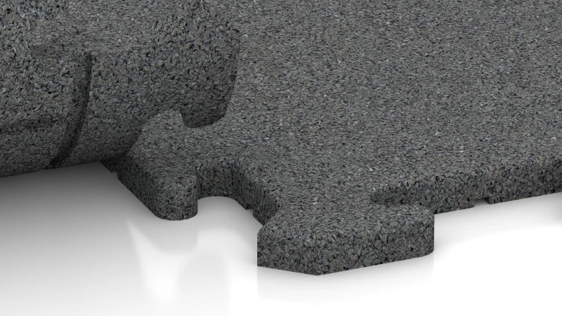 Pusselsystem med lätt rundad fals