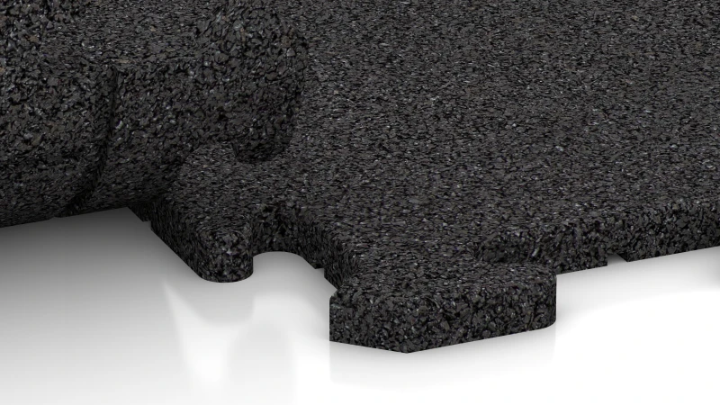 Pusselsystem med lätt rundad fals