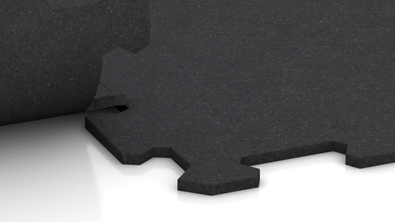 Utskuren pusselsystem utan fals