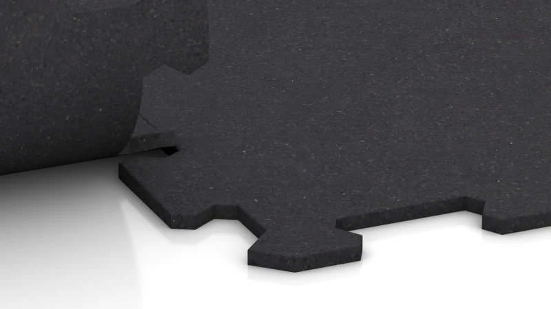 Utskuren pusselsystem utan fals