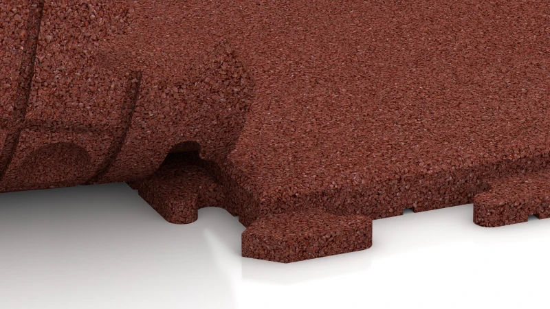 Dold pusselkoppling med rundad fas