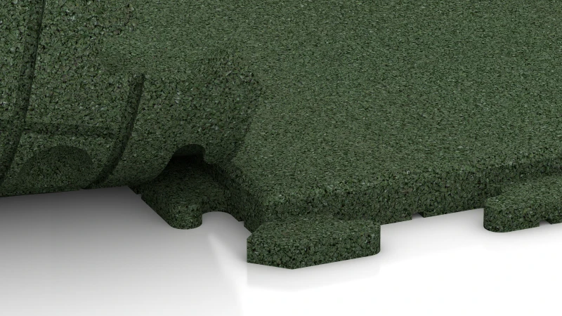 Dold pusselkoppling med rundad fas