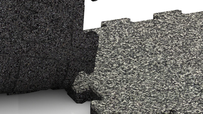 Utskuren pusselsystem utan fals