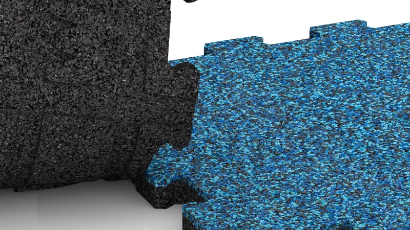 Utskuren pusselsystem utan fals