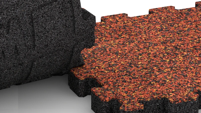 Utskuren pusselsystem utan fals