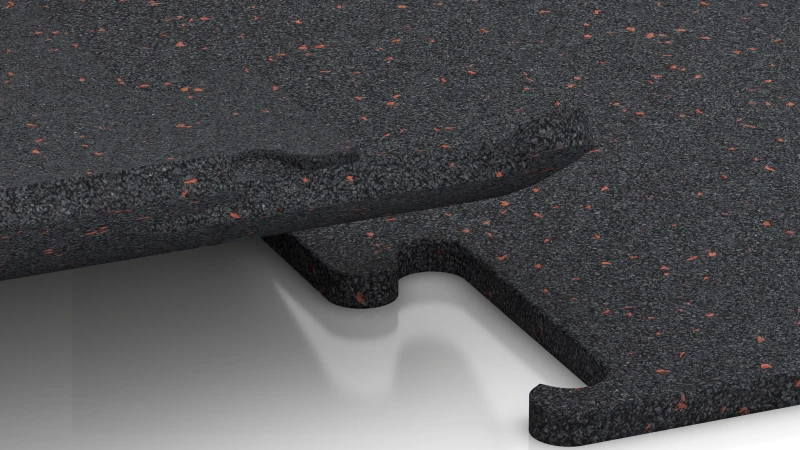 Utskuren pusselsystem utan fals