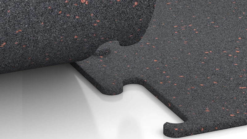 Utskuren pusselsystem utan fals