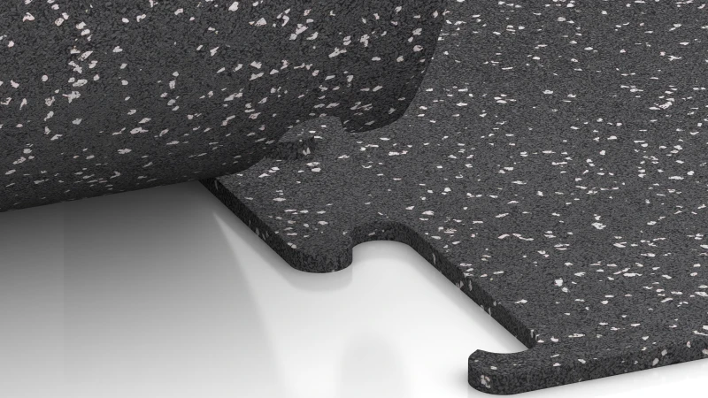 Utskuren pusselsystem utan fals