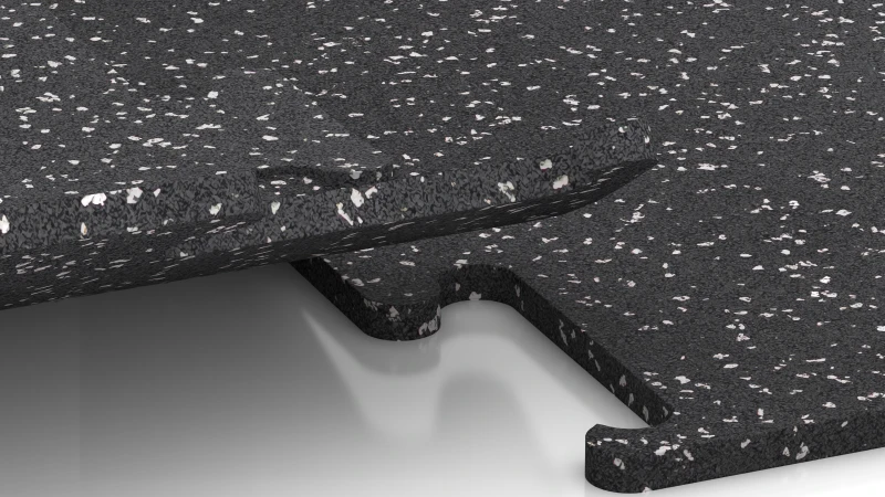 Utskuren pusselsystem utan fals