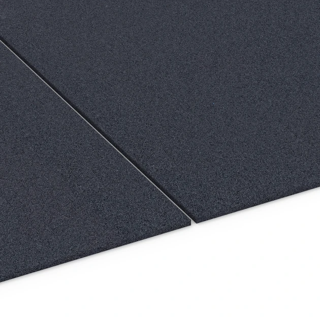Großaufnahme vom Verbindungssystem von WARCO-Boden 6177 - Fitness Performance Elite Träningsgolv im Farbdesign Antracit. Abmessungen 100 × 100 × 1 cm.