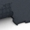 Großaufnahme vom Verbindungssystem von WARCO-Boden 6963 - Fitness Premium träningsgolv im Farbdesign Antracit. Abmessungen 99 x 99 x 2,8 cm | 0,98 m².