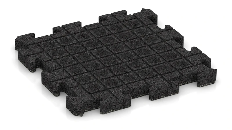 Dräneringskanaler och kupoler i kvadratisk struktur