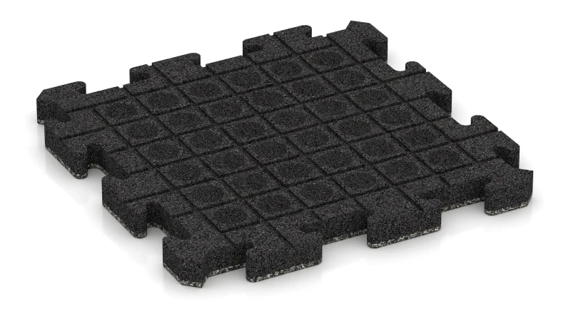 Dräneringskanaler och kupoler i kvadratisk struktur