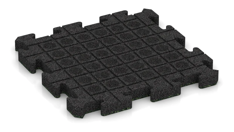 Dräneringskanaler och kupoler i kvadratisk struktur