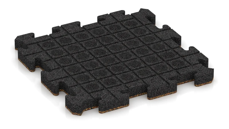 Dräneringskanaler och kupoler i kvadratisk struktur