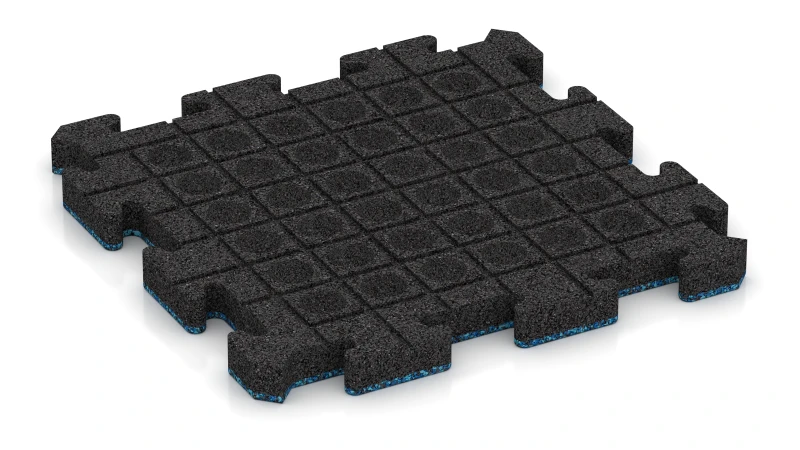 Dräneringskanaler och kupoler i kvadratisk struktur