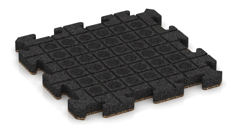 Dräneringskanaler och kupoler i kvadratisk struktur