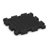 Aufsicht auf die Unterseite, also die Bodenseite von WARCO-Formteil 4185 - Gummibeläggning för sport im Format 500 x 500 x 40 mm.