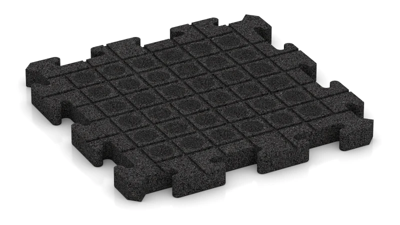 Dräneringskanaler och kupoler i kvadratisk struktur