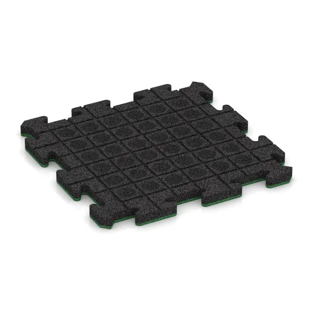 Aufsicht auf die Unterseite, also die Bodenseite von WARCO-Formteil 5297 - Poolplatta im Format 500 x 500 x 30 mm.