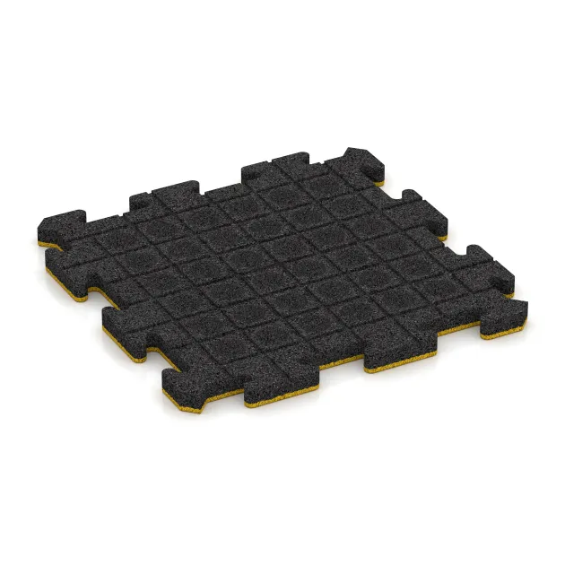 Aufsicht auf die Unterseite, also die Bodenseite von WARCO-Formteil 5293 - Poolplatta im Format 500 x 500 x 30 mm.