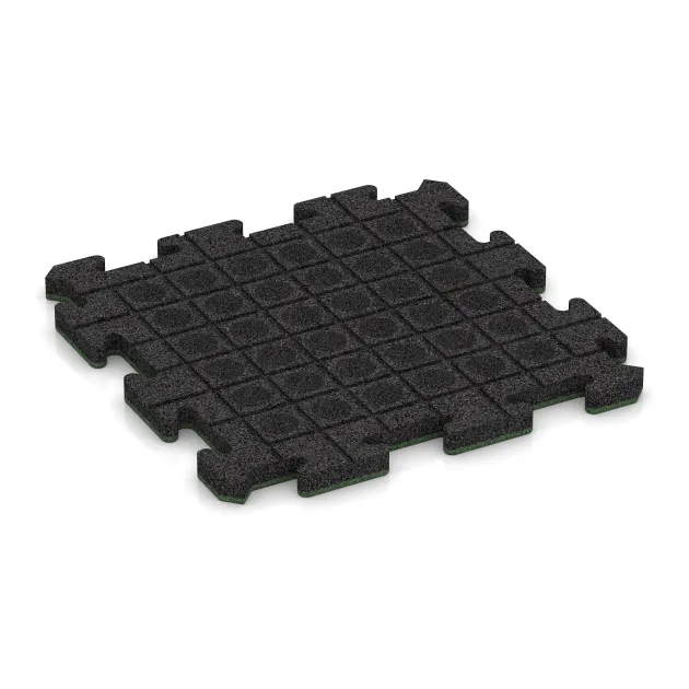 Aufsicht auf die Unterseite, also die Bodenseite von WARCO-Formteil 5299 - Poolplatta im Format 500 x 500 x 30 mm.