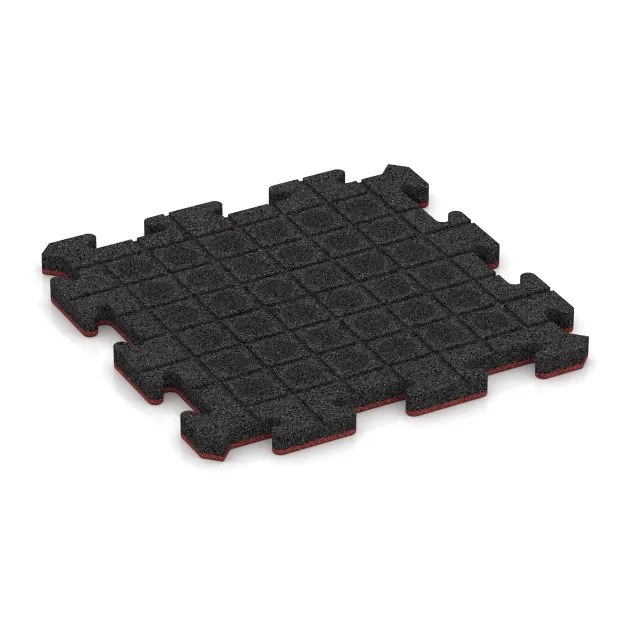 Aufsicht auf die Unterseite, also die Bodenseite von WARCO-Formteil 5295 - Poolplatta im Format 500 x 500 x 30 mm.